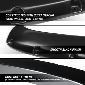 DNA Fender Flares Toyota FJ Cruiser (07-14) Pocket-Riveted Style - Matte or Glossy Black