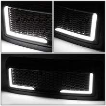 Load image into Gallery viewer, DNA Grill Ford F250 F350 F450 F550 (08-10) [Honeycomb Mesh w/ LED DRL Lights] Gloss Black or Matte Black Alternate Image