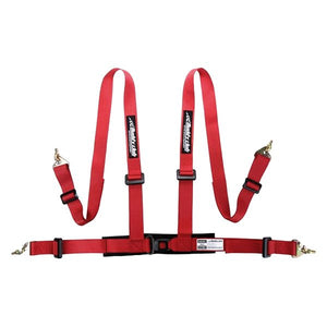 161.50 Buddy Club Racing Spec 4 Point Seat Harness - Red or Black - Redline360