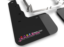 Load image into Gallery viewer, Rally Armor Mud Flaps Ford Fiesta Mk8 ST (2018-2022) Black / Red / Pink - Black w/ Pink BCE Logo Alternate Image