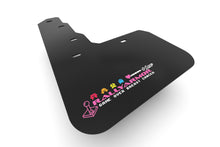 Load image into Gallery viewer, Rally Armor Mud Flaps Hyundai Santa Cruz (2022) Black or Pink - Black w/ Pink BCE Logo Alternate Image