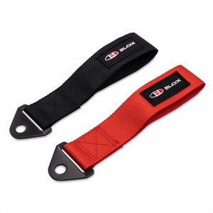 21.60 BLOX Tow Strap with Logo - Black / Red - Redline360