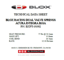 Load image into Gallery viewer, BLOX Performance Valve Spring B18A-B, B20 (1.8L - 2.0L DOHC) Set / Piece - Set of 16 Alternate Image