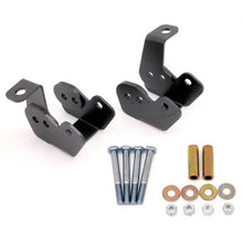 Load image into Gallery viewer, BMR Control Arm Relocation Brackets Chevy Camaro/Pontiac Firebird (82-02) Weld or Bolt On - Bolt-On - Black Hammertone Alternate Image