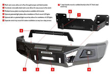 Load image into Gallery viewer, Go Rhino BR10 Front Bumper Replacement Chevy Silverado (20111-2014) Textured Black - Default Title Alternate Image