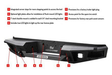 Load image into Gallery viewer, Go Rhino BR20 Rear Replacement Bumper Ram 2500/3500 (11-18) Textured Black - Default Title Alternate Image