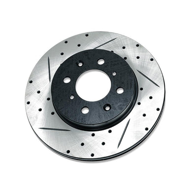 57.60 BLOX Brake Rotor Replacement [Slotted and Cross-drilled] Left / Right Side - Redline360