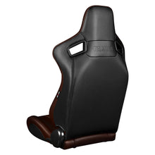 Load image into Gallery viewer, 699.95 BRAUM Elite Sport Seats (Reclining - Brown Leatherette) BRR1-CPBS - Redline360 Alternate Image