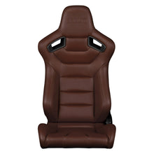 Load image into Gallery viewer, 699.95 BRAUM Elite Sport Seats (Reclining - Brown Leatherette) BRR1-CPBS - Redline360 Alternate Image