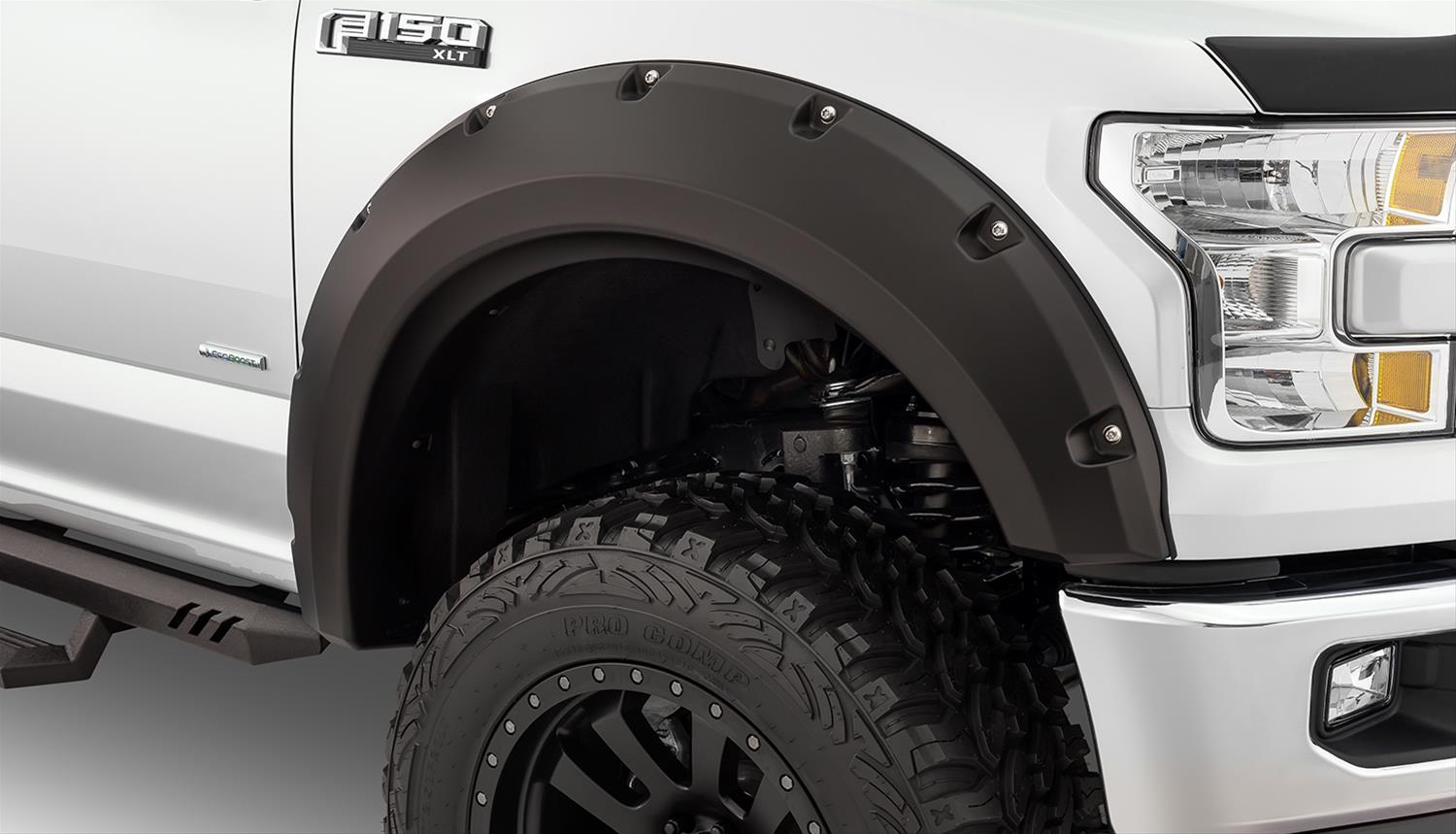 Bushwacker Max Coverage Fender Flares Ford F150 (18-20) [Rivet Style  Front/Rear] 20946-02