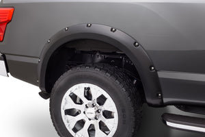 499.00 Bushwacker Rivet Style [Front/Rear] Nissan Titan (2004-2015) w/ or w/oLock Box - Redline360