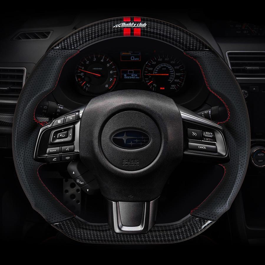 Buddy Club Racing Spec Steering Wheel Carbon 2015+ Subaru WRX/STI