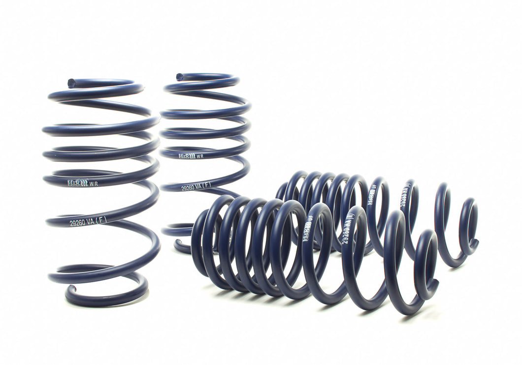 234.50 H&R Lowering Springs VW Jetta MK5 2.5L/1.9 TDi / 2.0L Turbo (05-10) Sport or Race Spring - Redline360