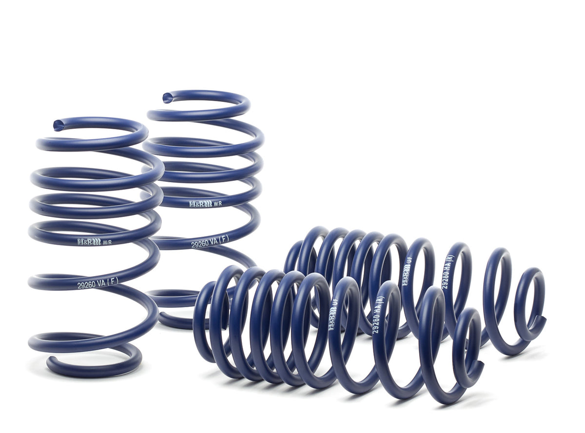 ATS Red Lowering Springs Set x4 VW Jetta VI 2.0TSi 1.6TDi 2.0TDi 10-16 30/25mm main image 0