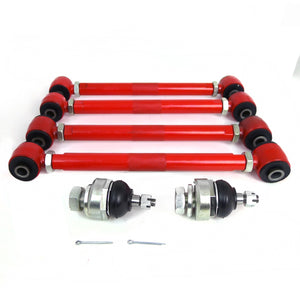 99.95 Spec-D Camber Kit Honda Accord (2003-2007) Front and Rear - 6 Piece - Red - Redline360