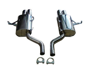 549.99 Top Speed Pro 1 Exhaust BMW E39 M5 (2000-2003) Quad Tip Dual Mufflers - Redline360