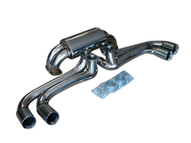 1399.00 Top Speed Pro 1 Exhaust Ferrari F430 Coupe Spider (05-09) Polished Tips - Redline360