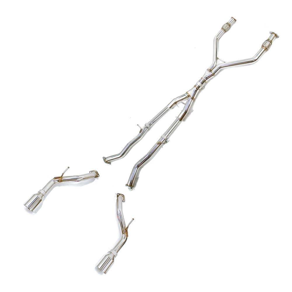 Rev9 Exhaust Infiniti Q50 3.0T V6 Turbo (16-23) Muffler Delete Catback
