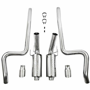 629.99 MBRP Catback Exhaust Ford Mustang Shelby GT500 (07-10) [Dual Split Rear] Race or Street Version - Redline360