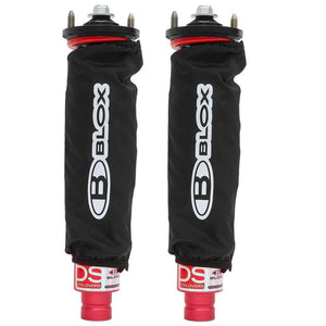 39.60 BLOX Coilover Covers (2.5" Diameter) Heavy Duty Nylon - Black / Red - Redline360