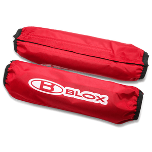 39.60 BLOX Coilover Covers (2.5" Diameter) Heavy Duty Nylon - Black / Red - Redline360