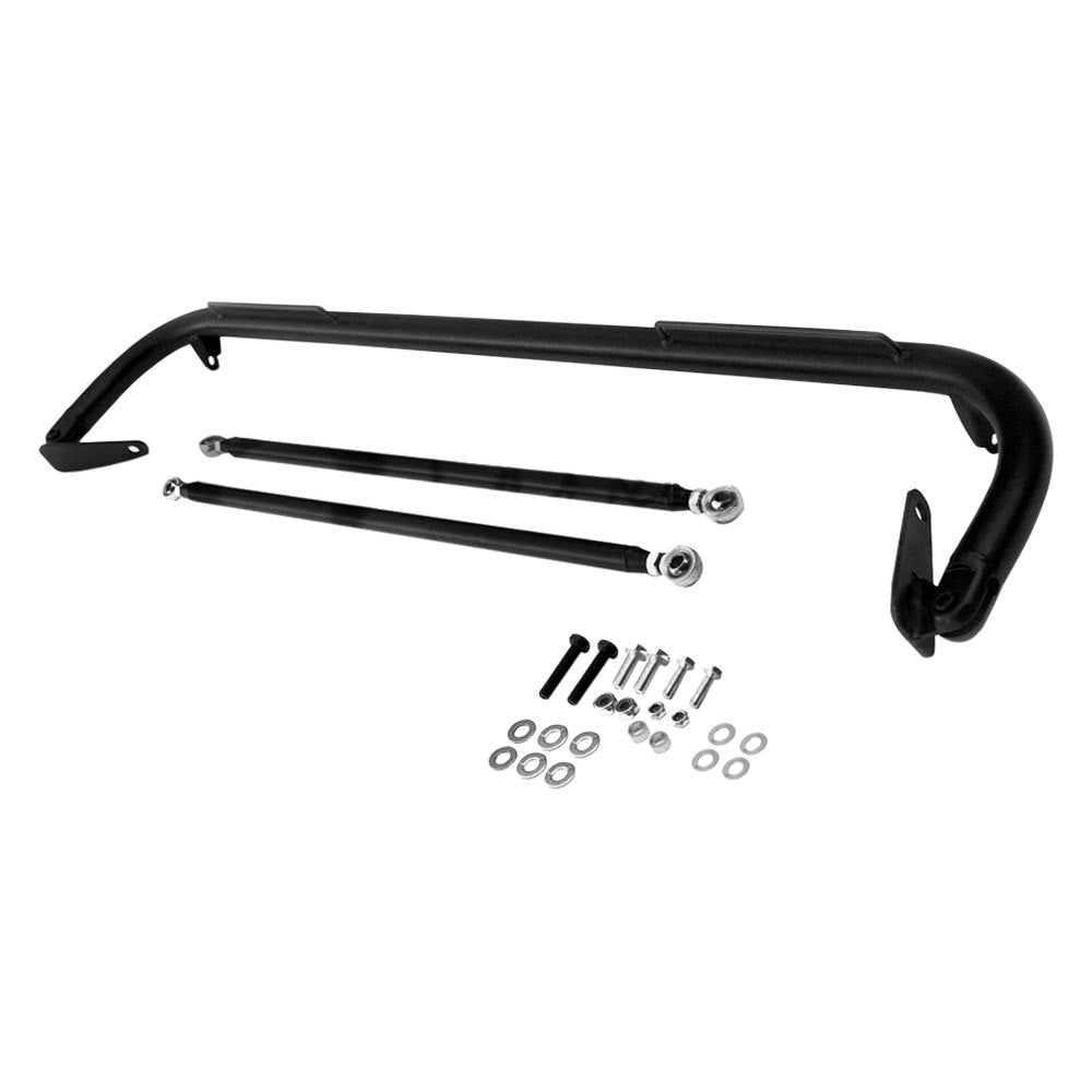 229.00 Cipher Seat Belt Harness Bar Honda Fit (06-08) Black / Silver - Redline360