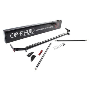 229.00 Cipher Seat Belt Harness Bar Chevy Cobalt (05-10) Black / Silver - Redline360