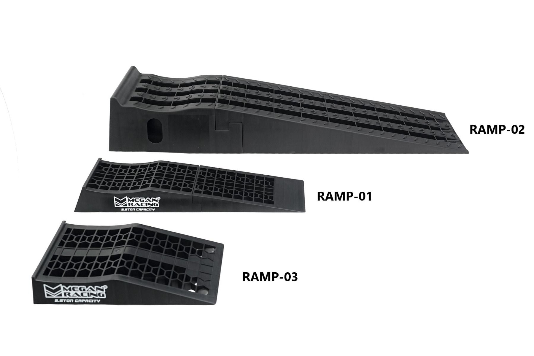 Drive On Car Ramp Rack Megan Racing Low Profile Drive On Car Ramps (Set of 2) Short / Medium