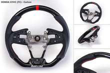 Load image into Gallery viewer, 437.00 Buddy Club Steering Wheel Honda Civic (16-22) Civic Type-R (17-22) Leather or Carbon - Redline360 Alternate Image