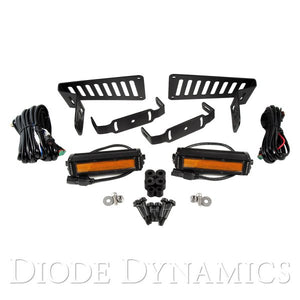 720.00 Diode Dynamics Cowl Mount LED Brackets Jeep Gladiator (20-21) Flood or Driving - Redline360