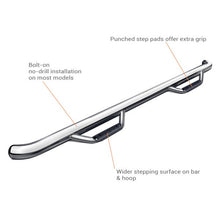 Load image into Gallery viewer, Go Rhino Dominator D2 Side Steps Chevy Silverado Gas (14-19) [Classics - Cab Length] Stainless Steel or Textured Black - Stainless Steel Alternate Image