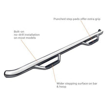 Load image into Gallery viewer, Go Rhino Dominator D2 Side Steps Chevy Silverado Diesel (11-14) [Classics - Cab Length] Stainless Steel or Textured Black - Stainless Steel Alternate Image
