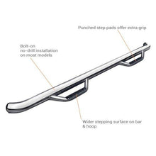 Load image into Gallery viewer, Go Rhino Dominator D2 Side Steps Chevy Silverado Diesel (15-16) [Classics - Cab Length] Stainless Steel or Textured Black - Stainless Steel Alternate Image