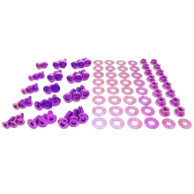Load image into Gallery viewer, Dress Up Bolts Dodge Charger (2015-2021) Titanium Hardware Door Kit - Purple Alternate Image