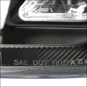 289.95 Spec-D Projector Headlights Honda CRV (2007-2011) LED DRL - Black or Chrome - Redline360