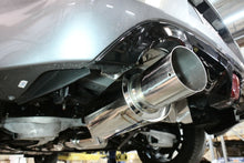 Load image into Gallery viewer, Megan Racing Exhaust G37 Coupe (08-13) Q60 (14-15) Single Exit N1 Muffler - Polished/Blue Burnt - Polished Tip Alternate Image