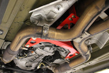 Load image into Gallery viewer, BMR Front Driveshaft Safety Loop Ford Mustang Shelby GT500 S197 (07-14) [2-piece Loop] Red or Black - Black Hammertone Alternate Image
