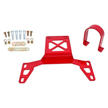 Load image into Gallery viewer, BMR Front Driveshaft Safety Loop Ford Mustang Shelby GT500 S197 (07-14) [2-piece Loop] Red or Black - Red Alternate Image