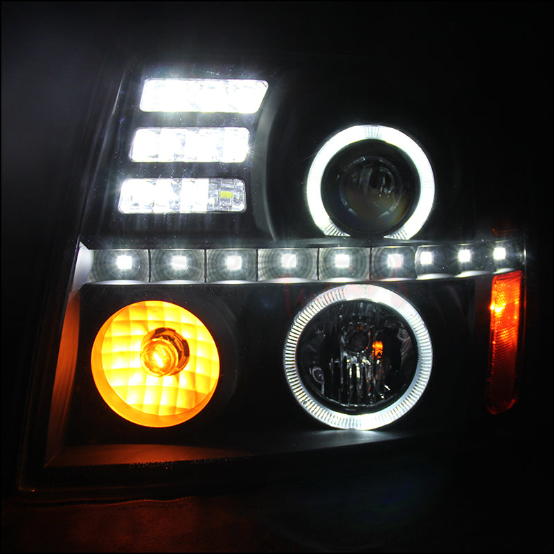 Spec-D Projector Headlights Cadillac Escalade (02-06) Dual Halo