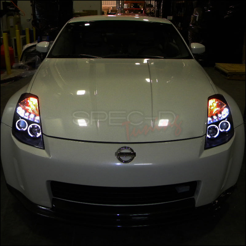 Spec-D Tuning 2003-2005 Nissan 350Z Dual Halo Projector Headlights
