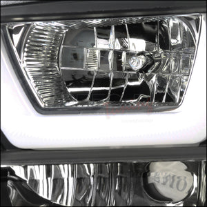 349.95 Spec-D Projector Headlights Dodge Charger (2011-2014) LED U-Bar - Black or Chrome - Redline360