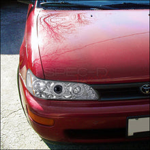 Load image into Gallery viewer, 179.95 Spec-D Projector Headlights Toyota Corolla (93-97) Dual Halo LED - Black or Chrome - Redline360 Alternate Image