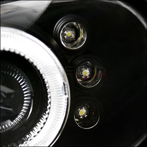 179.95 Spec-D Projector Headlights Chevy Camaro (98-02) Dual Halo LED - Black / Smoked / Chrome - Redline360