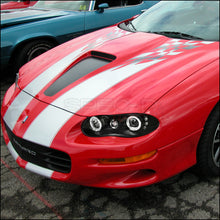 Load image into Gallery viewer, 179.95 Spec-D Projector Headlights Chevy Camaro (98-02) Dual Halo LED - Black / Smoked / Chrome - Redline360 Alternate Image