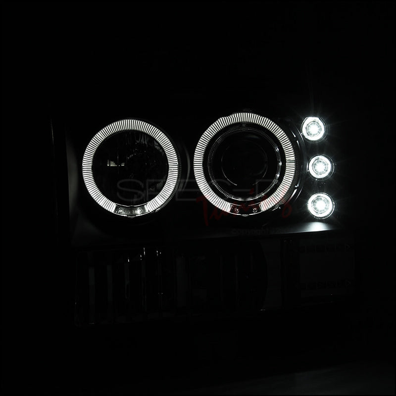 Spec-D Projector Headlights Ford F250 F350 F450 (99-04) LED Halo DRL –  Redline360