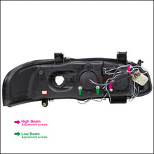 Load image into Gallery viewer, 189.95 Spec-D Projector Headlights Nissan Sentra (00-03) Dual LED Halo - Black or Chrome - Redline360 Alternate Image