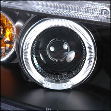 Load image into Gallery viewer, 189.95 Spec-D Projector Headlights Chevy Aveo (04-08) w/ Dual Halo LED - Black / Chrome - Redline360 Alternate Image