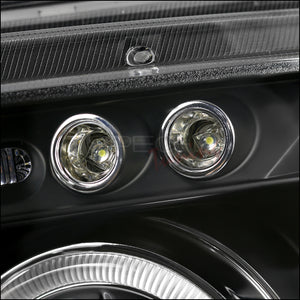169.95 Spec-D Projector Headlights Dodge Charger (05-10) LED Halo - Black or Chrome - Redline360