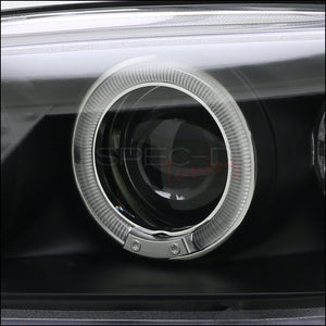 139.95 Spec-D Projector Headlights Honda Accord (94-97) Dual Halo w/ LED - Black or Chrome - Redline360