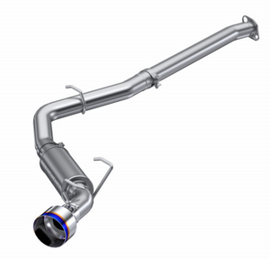 MBRP Exhaust BRZ GR86 86 FRS (12-24) 3" Catback - Single Rear Muffler w/ Burnt Blue/Carbon Fiber/Polished 5" Tip